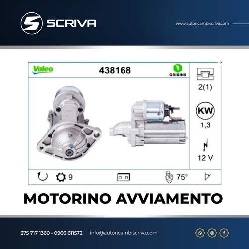 Motorino avviamento valeo fiat - motorino,