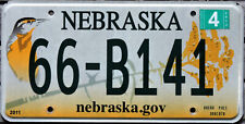 TARGA USA auto NEBRASKA uccello su ramo NUOVO MODELLO targhe americane originali