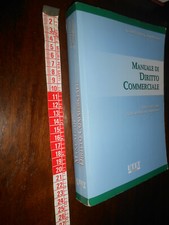 LIBRO:MANUALE DI DIRITTO COMMERCIALE Quinta edizione Campobasso UTET