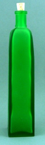 Bottiglia vetro verde - bottiglia,