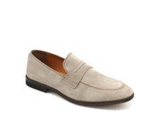 Mocassini da uomo scamosciati estivi eleganti scarpe casual in vera pelle sabbia