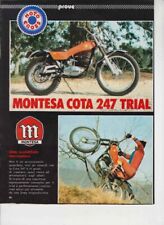 advertising Pubblicità MOTO MONTESA COTA 247 1975-MOTOSPAGNOLE TRIAL  EPOCA