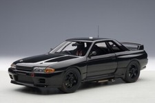 Autoart 89280 Nissan Skyline GT-R (R32) Plain Body Black 1/18 Metal Diecast RARE