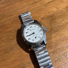 Orologio Vintage Perseo Donna Carica Per Ricambi o Riparazione Movimento 17 Jewel