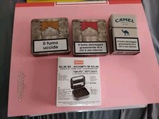 MACCHINETTA ROLLA SIGARETTE MAI USATA + 3 PORTASIGARETTE USATI. Vedi Note.