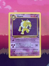 Pokemon Card Hypno Fossil Rare