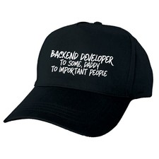 CAPPELLO DA BASEBALL BACKEND DEVELOPER TO SOME DADDY TO IMPORTANTI PEOPLE PERSONALIZZATO