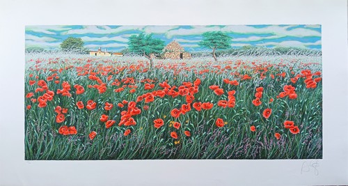 Franco azzinari serigrafia - -,
