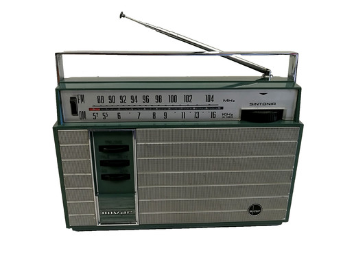 Radio portatile vintage mivar - portatile,