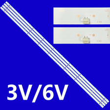 KIT 4 BARRE  10 LED PER TV 50"
