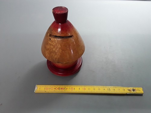 Antica salvadanaio legno - salvadanaio,