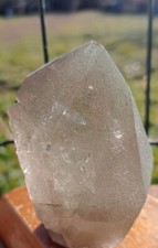 QUARZO FUMÉ AFFUMICATO Monte Bianco grande cristallo Sciolto da collezione 