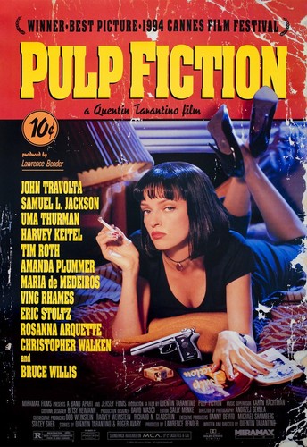 Locandina poster pulp fiction - poster,