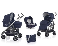 Passeggino trio inglesina zippy pro blu marine