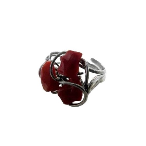 Anello corallo rosso - di, e