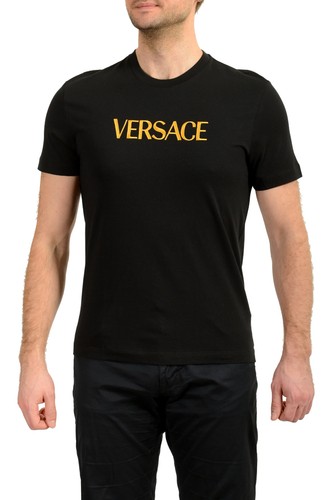 Shirt uomo versace nera - t-shirt,