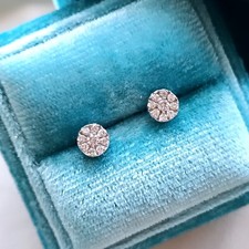 Orecchini punto luce pavè di