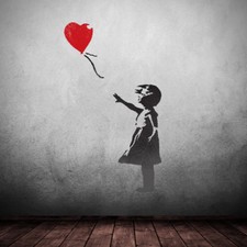 Banksy ragazza con - banksy,