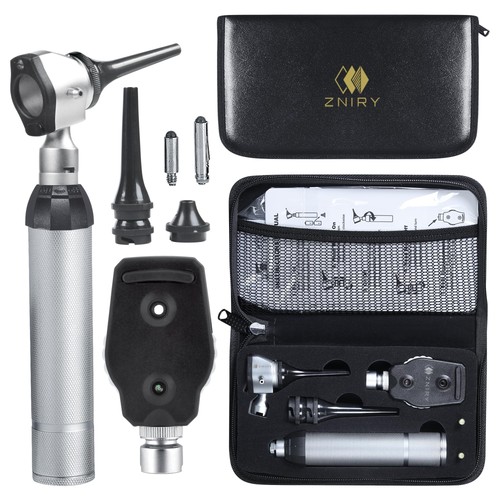 Set diagnostico led otoscopio - set,