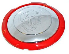 Abarth Coprimozzo Coppa Ruota Stemma Compatibile 500 Grande Punto Evo Logo Cerch