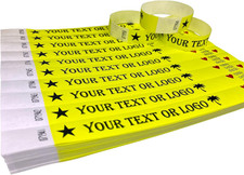 Braccialetti in Tyvek Stampati Personalizzati Con Il Tuo Testo O Logo Personaliz