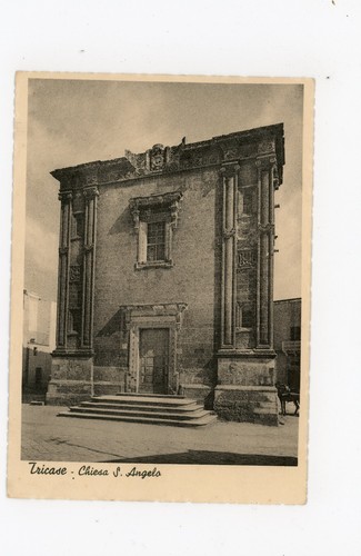 Cartolina tricase chiesa - cartolina,