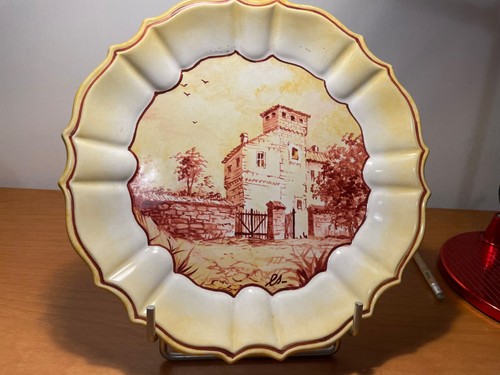 Piatto ceramica decorativo - ceramica,