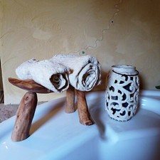 Sgabello legno Fattoamano