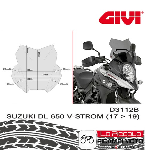 Cupolino givi suzuki dl - [givi],