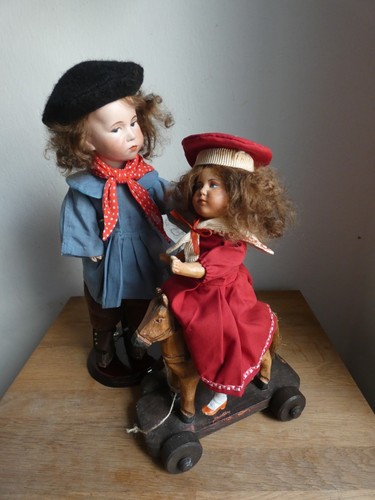 Two rare antique character