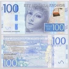 SVEZIA 100 corone (2016) UNC