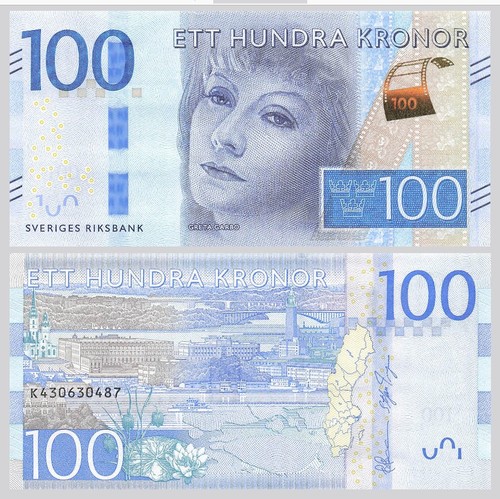 Svezia 100 corone unc - (2016),