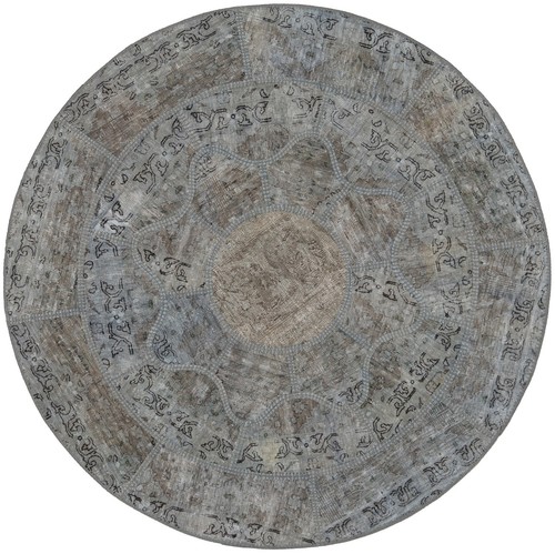 Patchwork tappeto rotondo - tappeto,