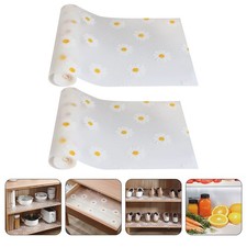  2 Rolls Tappetini Per Cassetti Cucina Frigorifero Rivestimento Dello Scaffale