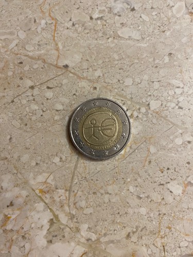 Moneta euro rara francese - moneta, ,francese