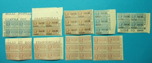 Italia lotto francobolli