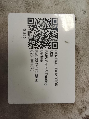 0281001373 centralina motore