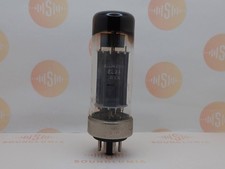 1x Valvo Hamburg EL34 base in metallo - etichetta Siemens - Amburgo 1954 (DK SYA) - NOS+