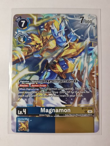 Digimon magnamon bt21 036 - digimon,