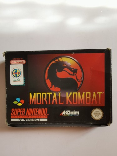 Super nintendo snes mortal - super,