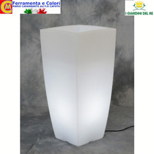 Vaso Resina Illuminato Alto