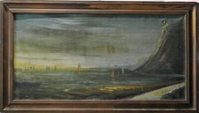 Quadro, Olio su tela, barche a
