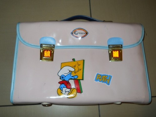 Puffi smurfs borsa cartella - puffi,