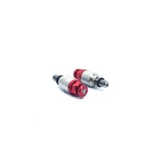 DS97.0508R COPPIA SFIATI SPURGHI RAPIDI FORCELLE NRTEAM M5X0,8mm ROSSO MOTOCROSS