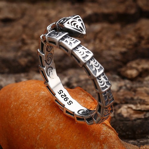 Anello serpente aperto - serpente,