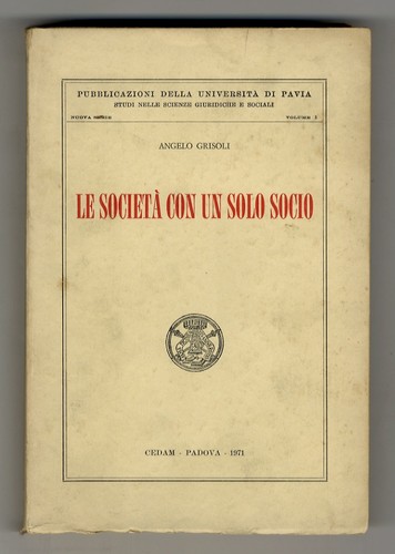 Società con solo - le,