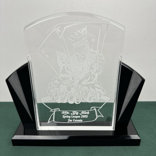 Trofeo poker cristallo - trofeo,