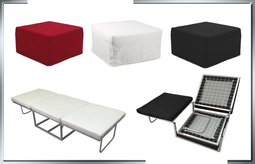 Pouf letto trasformabile - pouf,