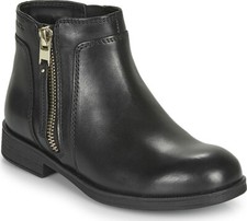 GEOX RESPIRA AGATA scarpe donna bambina stivali stivaletti tronchetto pelle