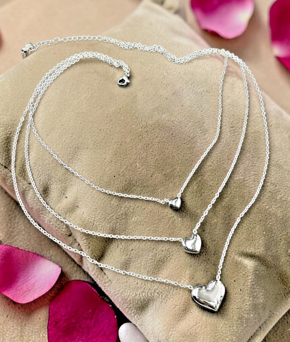 Collana tripla acciaio - tripla,